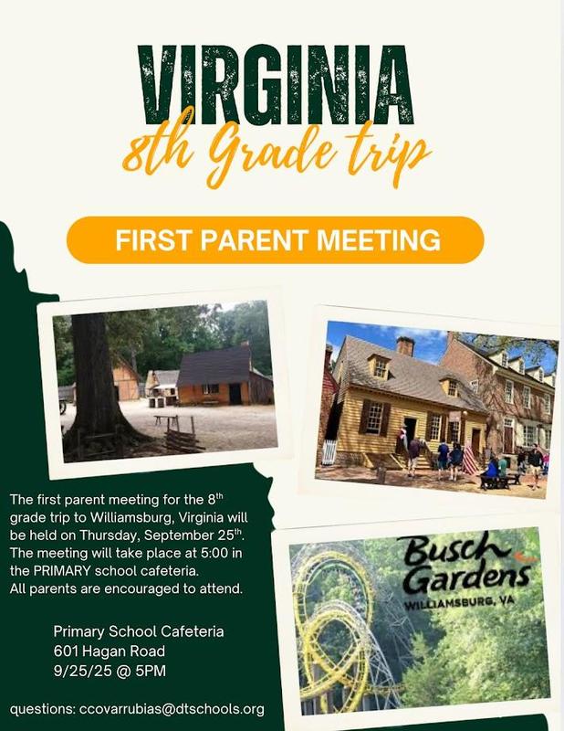 8th Grade Parent Meeting