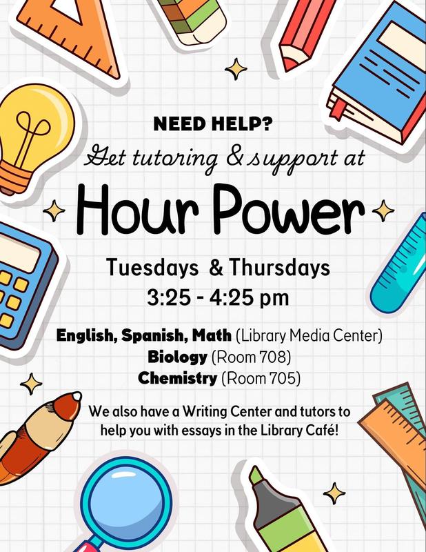 Hour Power starting in the library on T/Th