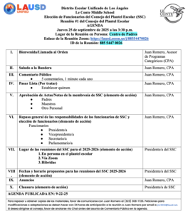 SSC 1st Meeting Agenda Spanish 9-25-25.png