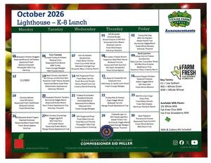 October Menu