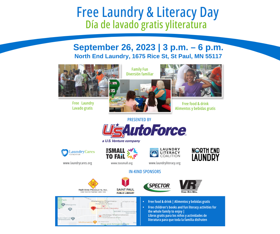 Laundry and Literacy Day!