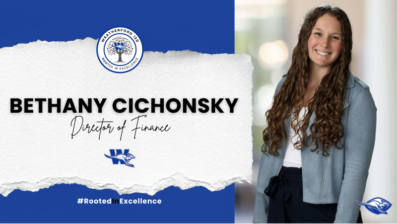 Weatherford ISD Names Bethany Cichonsky as Director of Finance Featured Photo