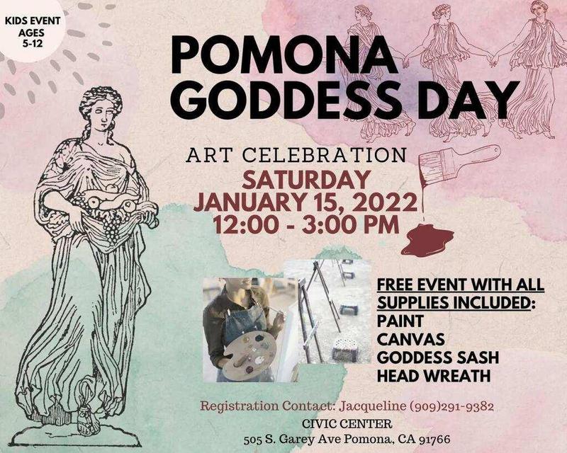 Free event with all supplies included! At the Civic Center at 505 S. Garey Ave., Pomona, CA 91767. Registration Contact: (909) 291-9382