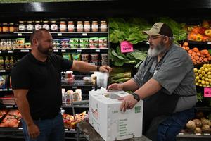 Pike County Sheriff Bryant “Wally” Jones and Chief Deputy Damian Gatlin recently stopped by McComb Corner Market to recognize Mr. James Rushing for an incredible milestone—25 years with the company