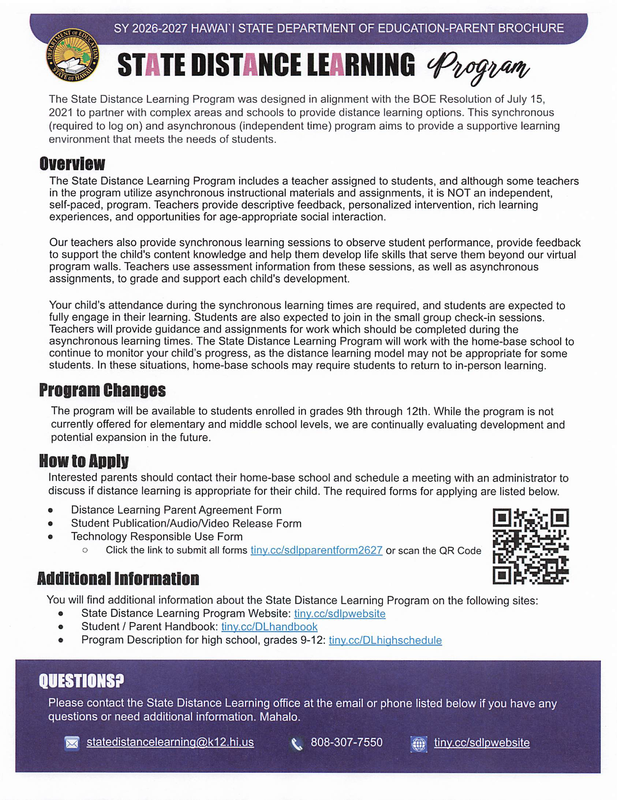 Distance Learning