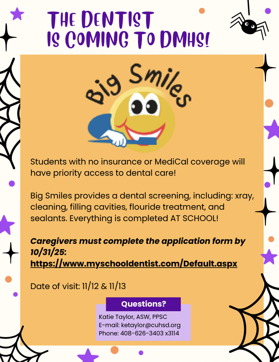 dental screenings for students nov 12 and 13 2025