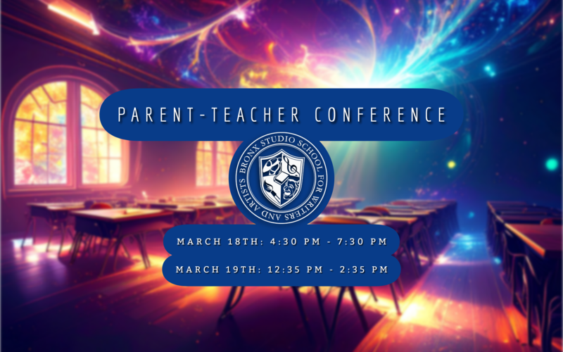 Classroom in a galaxy environment animated