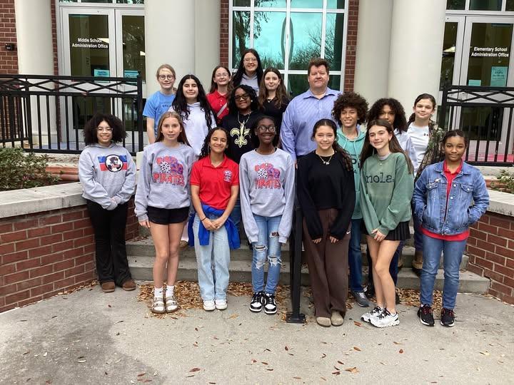 Pass Christian Alderman at Large, Victor Pickich, spoke to our PCMS Student Council members to discuss impending city projects and how these projects will affect our community.