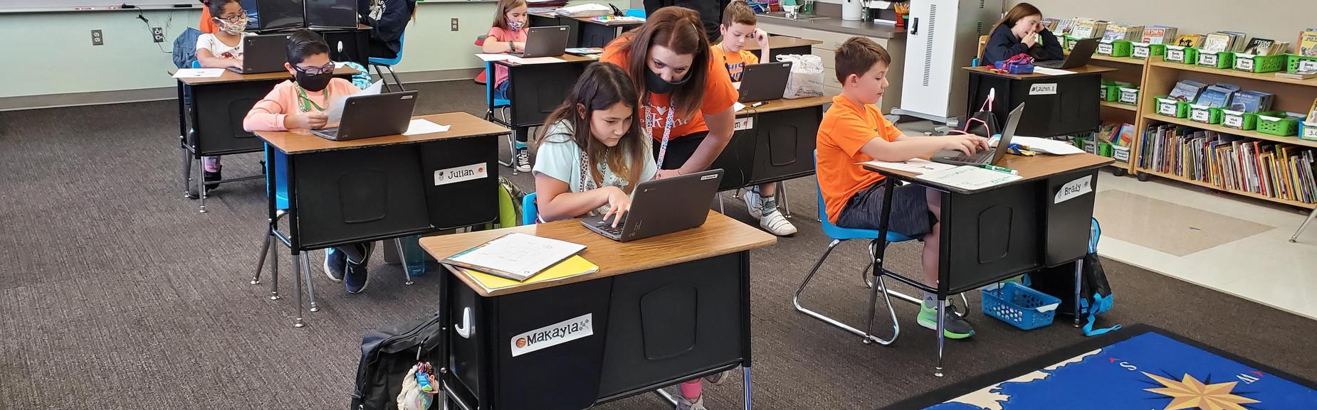 student's in classroom
