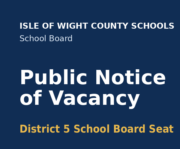 public notice of vacancy