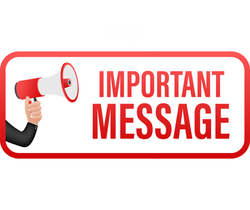 important message