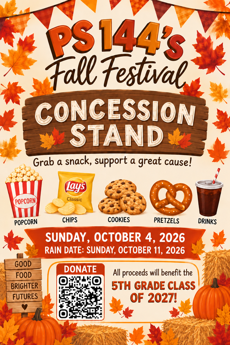 Concession Stand Flyer