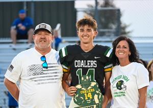 Coalers honor senior football player