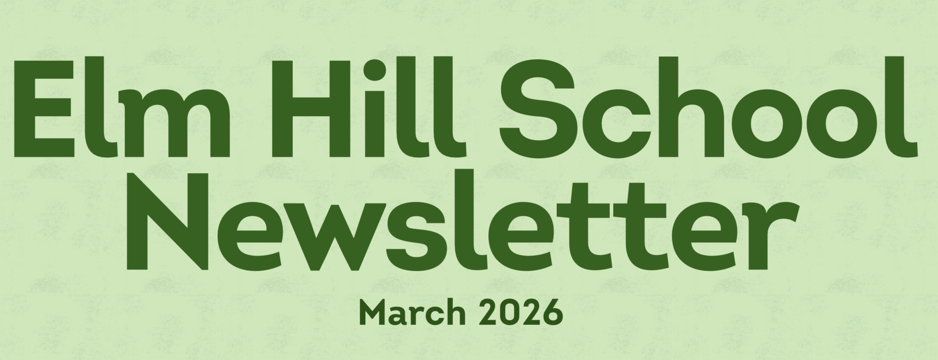 Banner for newsletter access