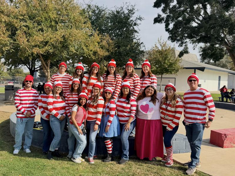 Staff at SHS Dress for Halloween  Where's Waldo