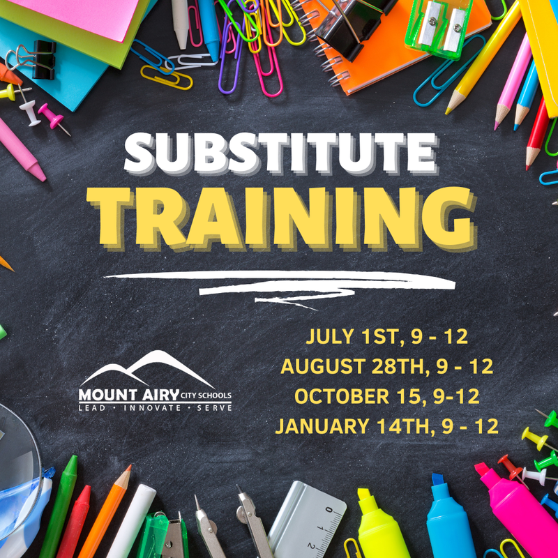 substitute training