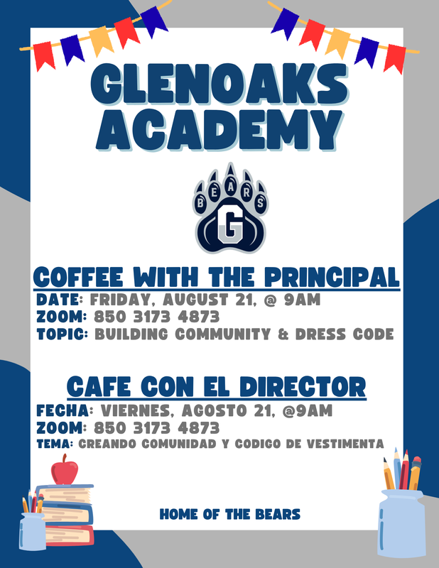 coffee with the principal flyer