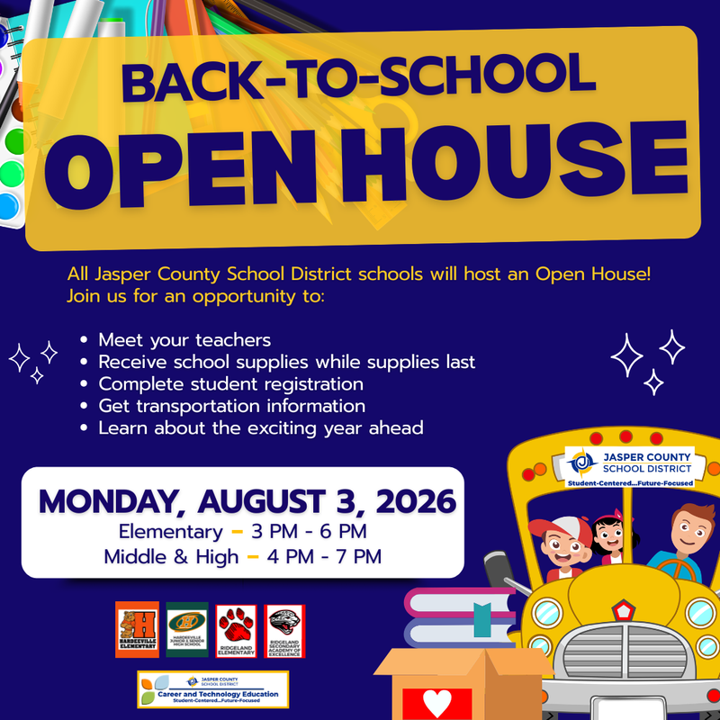 2026-27 Open House (Monday, August 3, 2026) Featured Photo