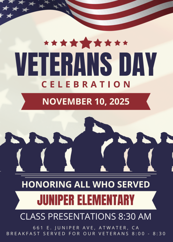 Veterans Day Celebrations 2025 flyer