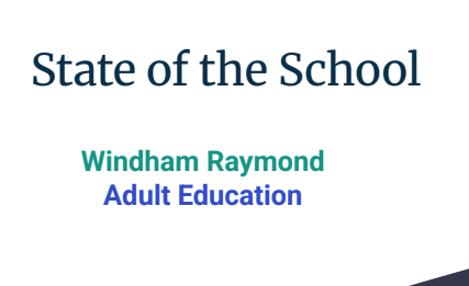 WRAD State of the School
