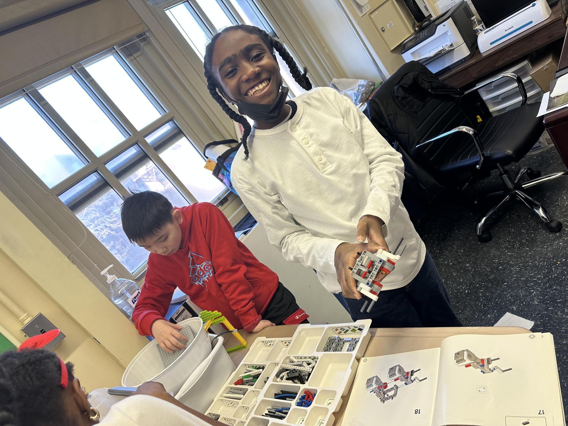 student smiling 