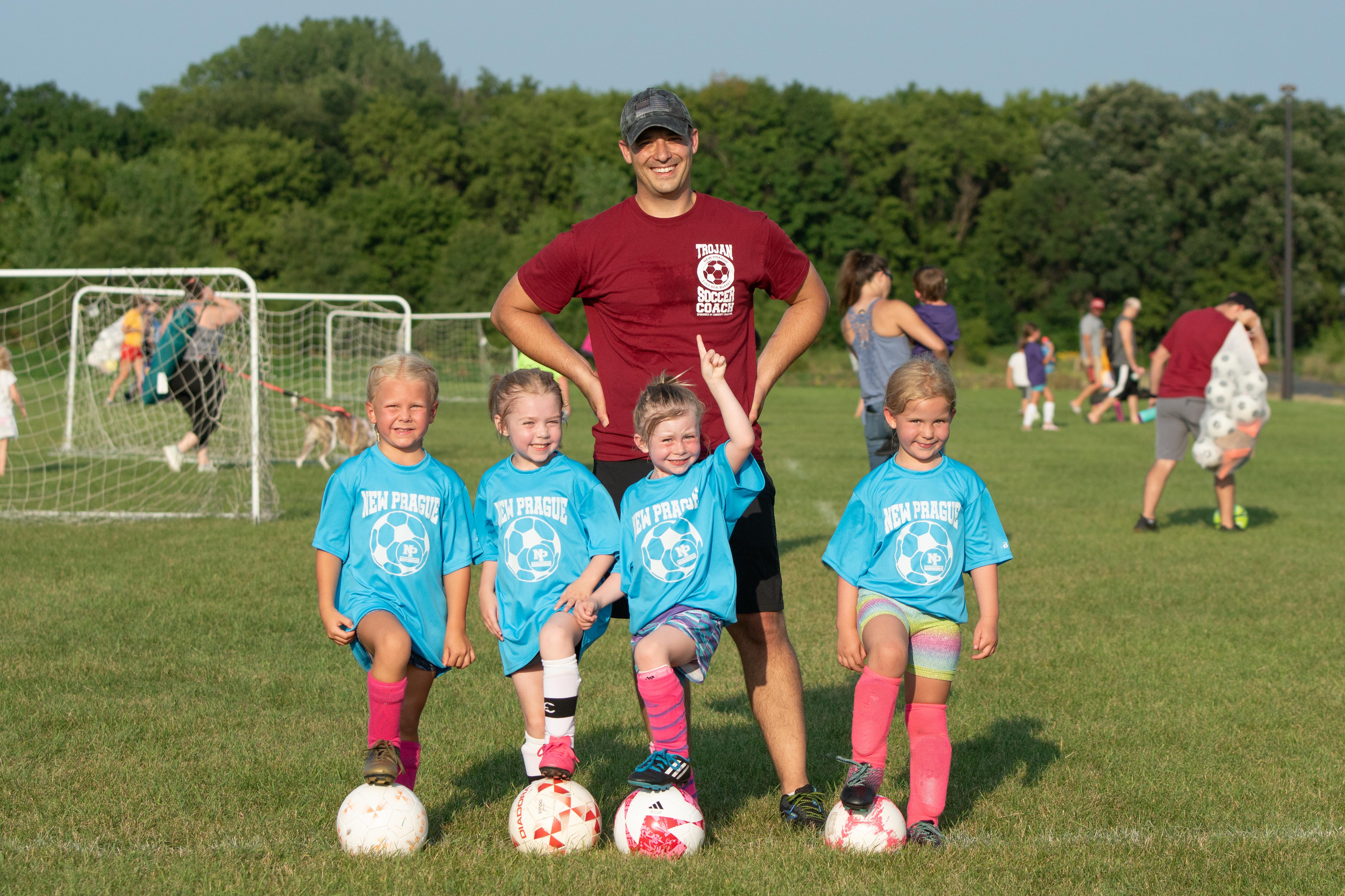 Youth soccer coach