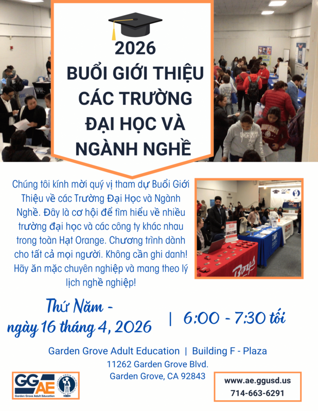 College & Career Fair (Viet)