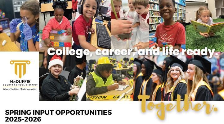 2026 Annual Title I Spring Input Meetings & Stakeholder Surveys Featured Photo