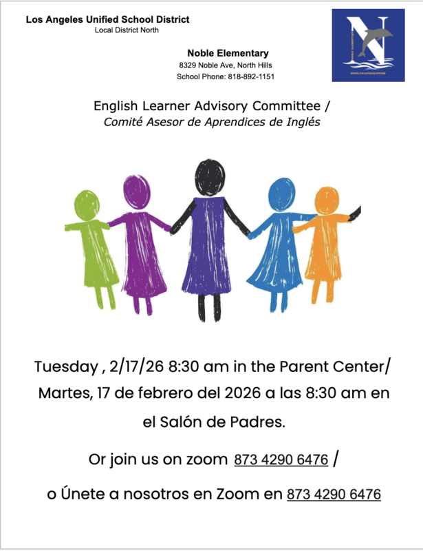 ELAC Meeting / Reunión Escolar para ELAC Featured Photo