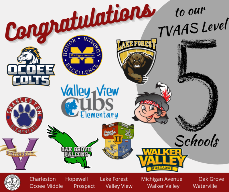 Congratulations to our TVAAS Level 5 Schools! Featured Photo