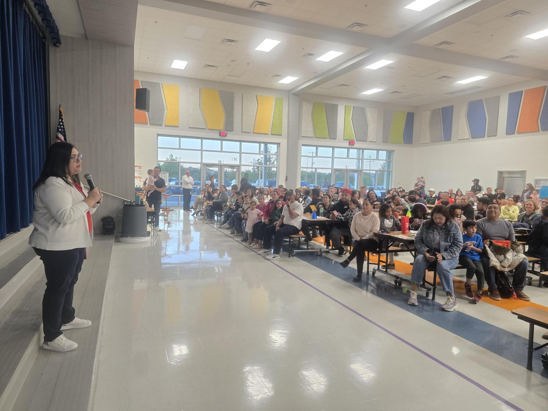 Ladera Lyrics and Ladera Beats put on a Special Show in Honor of Month of the Military Family at November's PTO Meeting
