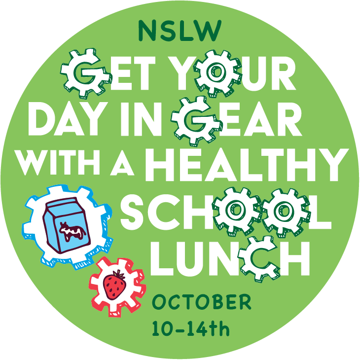 National school lunch week button