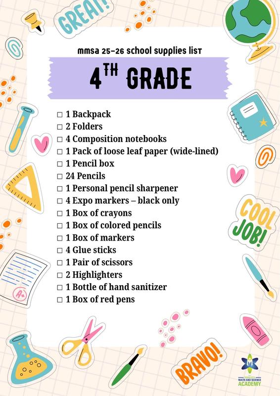 Don’t forget, MMSA families!