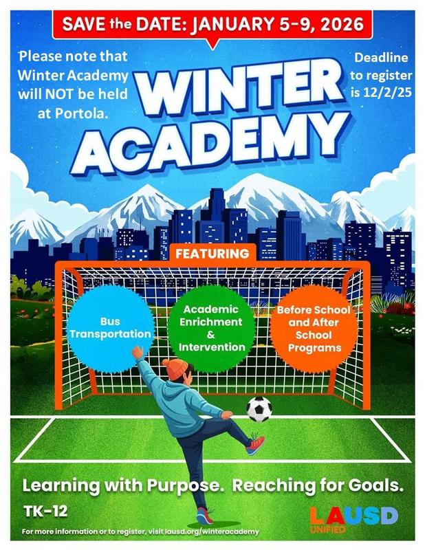 Winter Academy Flyer