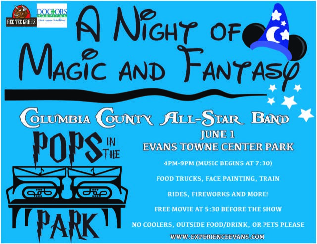Columbia County All-Star Band Performance Saturday, June 1 from 4 - 9 p.m. Music Begins at 7:30 p.m.
