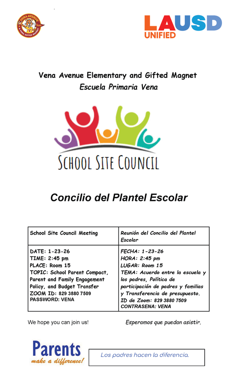 SSC Meeting Flyer