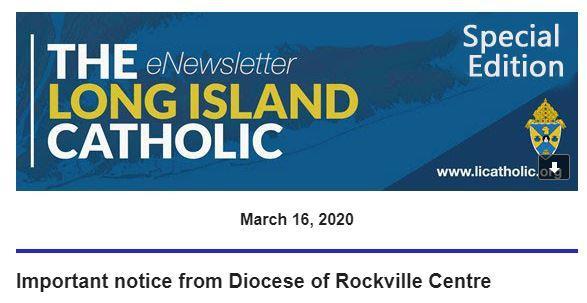 Important notice from Diocese of Rockville Centre Featured Photo