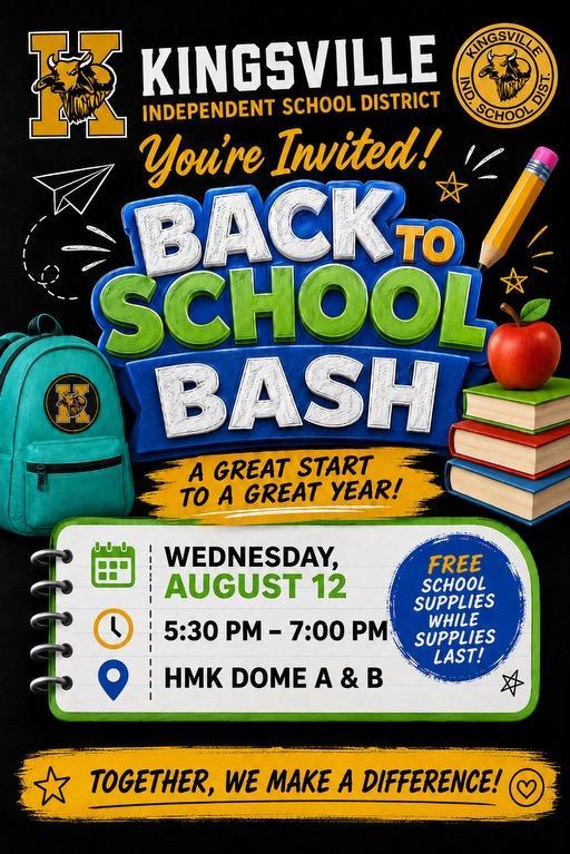 Back to School Bash Flyer