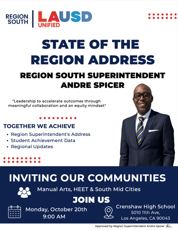 State of the Region” Address flyer english