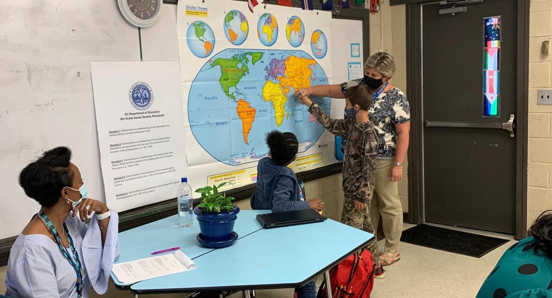 Learning with Mrs. Neville!