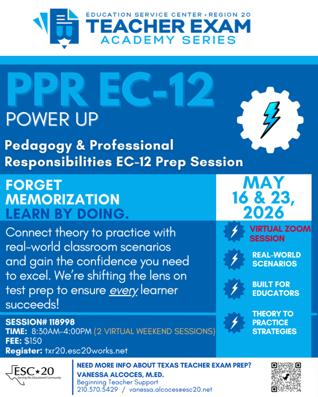 2-DAY VIRTUAL Teacher Exam Academy Series: Pedagogy and Professional Responsibilities (PPR) Power-Up