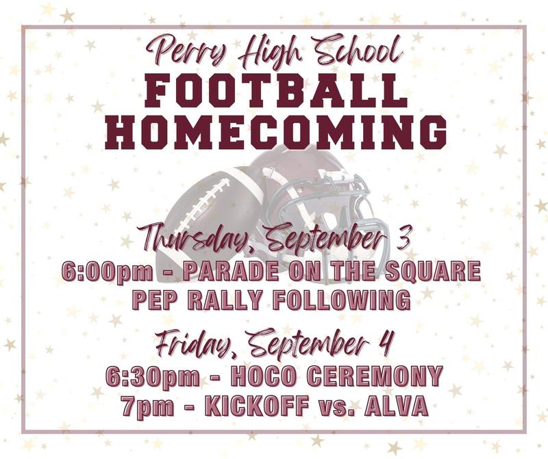Perry High School Football Homecoming