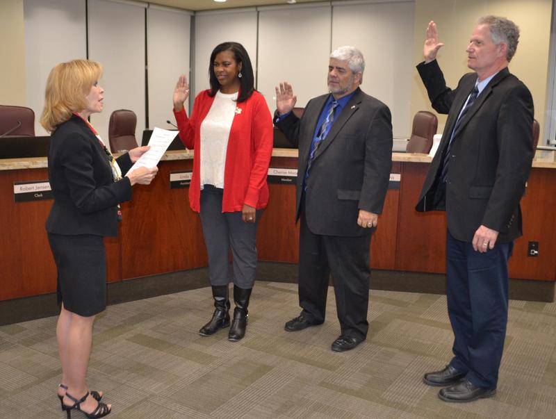 Board Members Sworn in by Superintendent Vicki Engbrecht