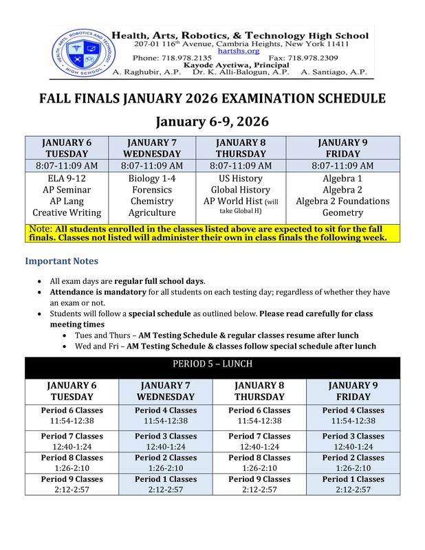 Fall Finals