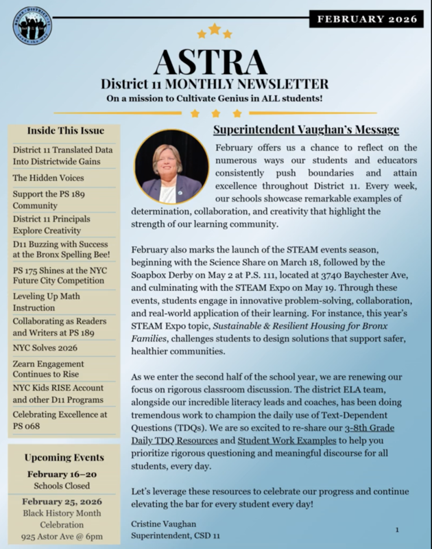 Astra Newsletter