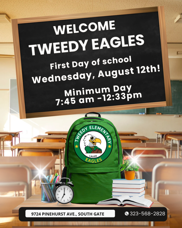 First day of school August 12