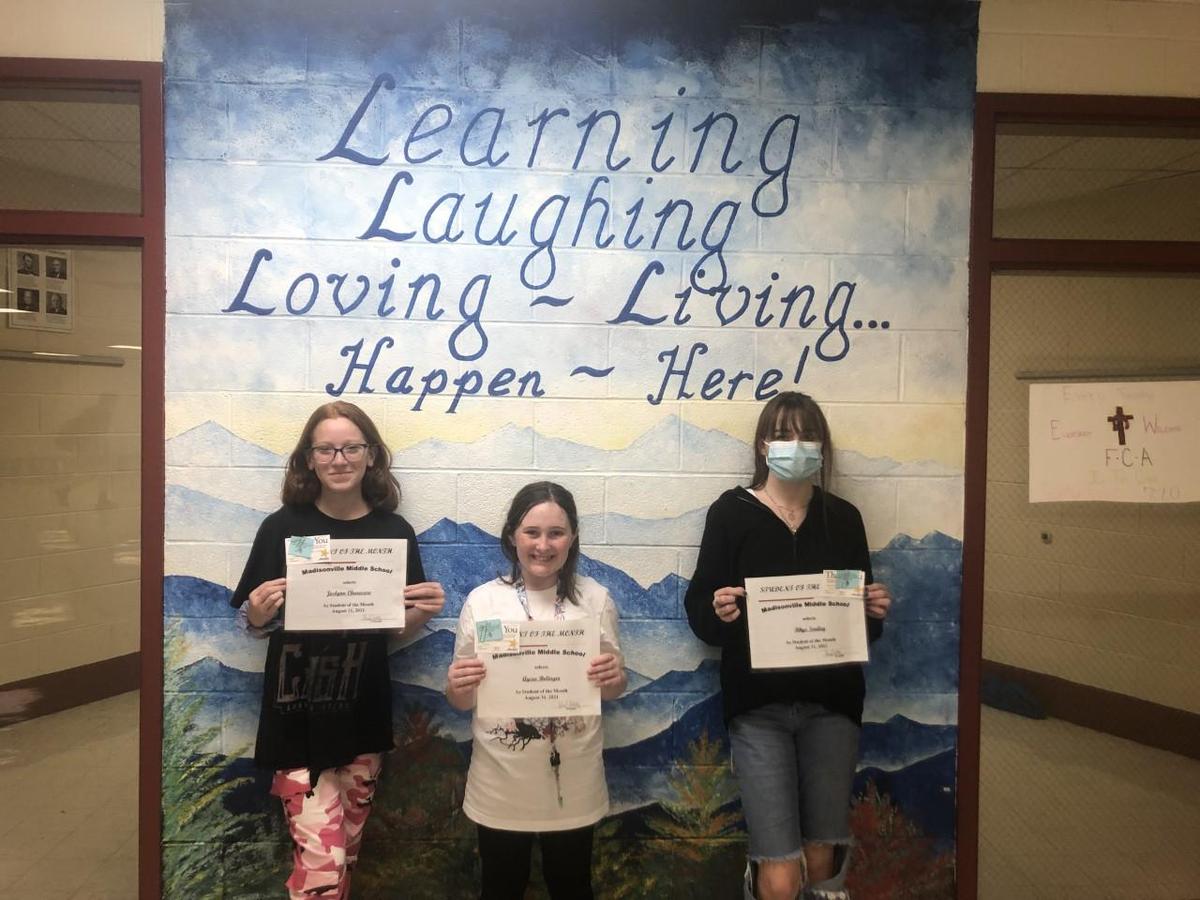 August Students of the Month