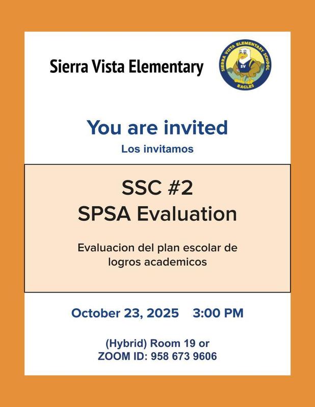 flyer announcing SSC meeting