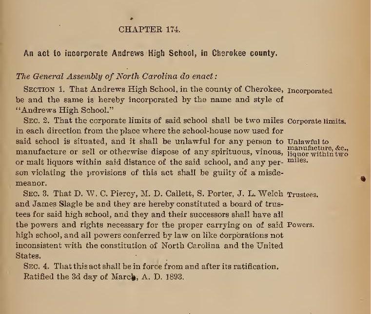 AHS Incorporated 1893