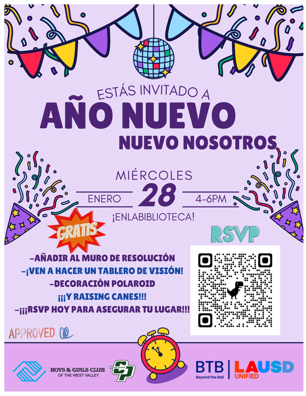 New Year New Us Spanish Flyer
